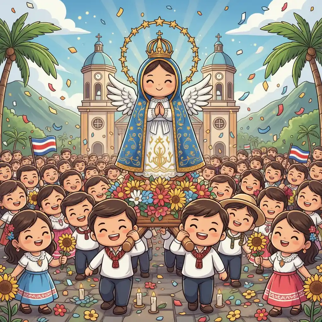 Celebración de la Virgen de los Ángeles Celebración de la Virgen de los Ángeles
