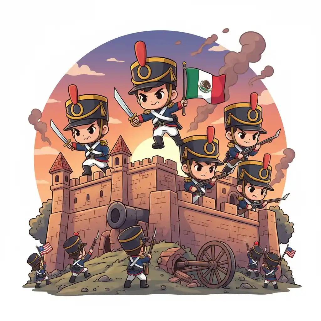 Batalla de Chapultepec (gesta de los niños héroes de Chapultepec)