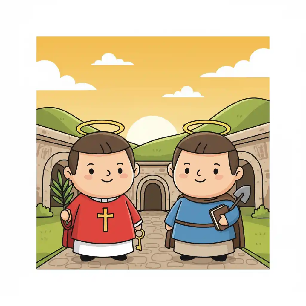 Santos Marcelino y Pedro de Roma Santos Marcelino y Pedro de Roma
