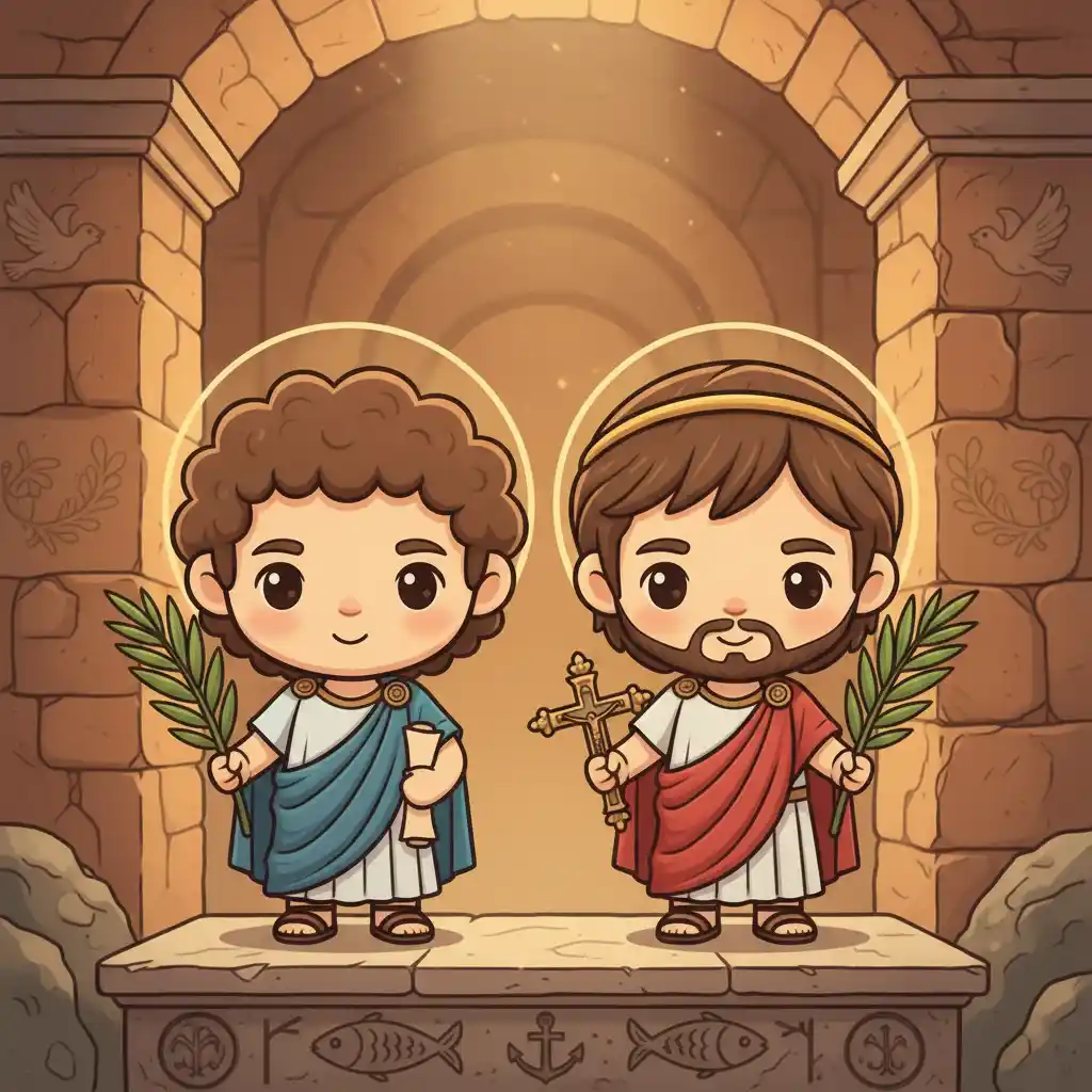 Santos Marcos y Marceliano de Roma Santos Marcos y Marceliano de Roma