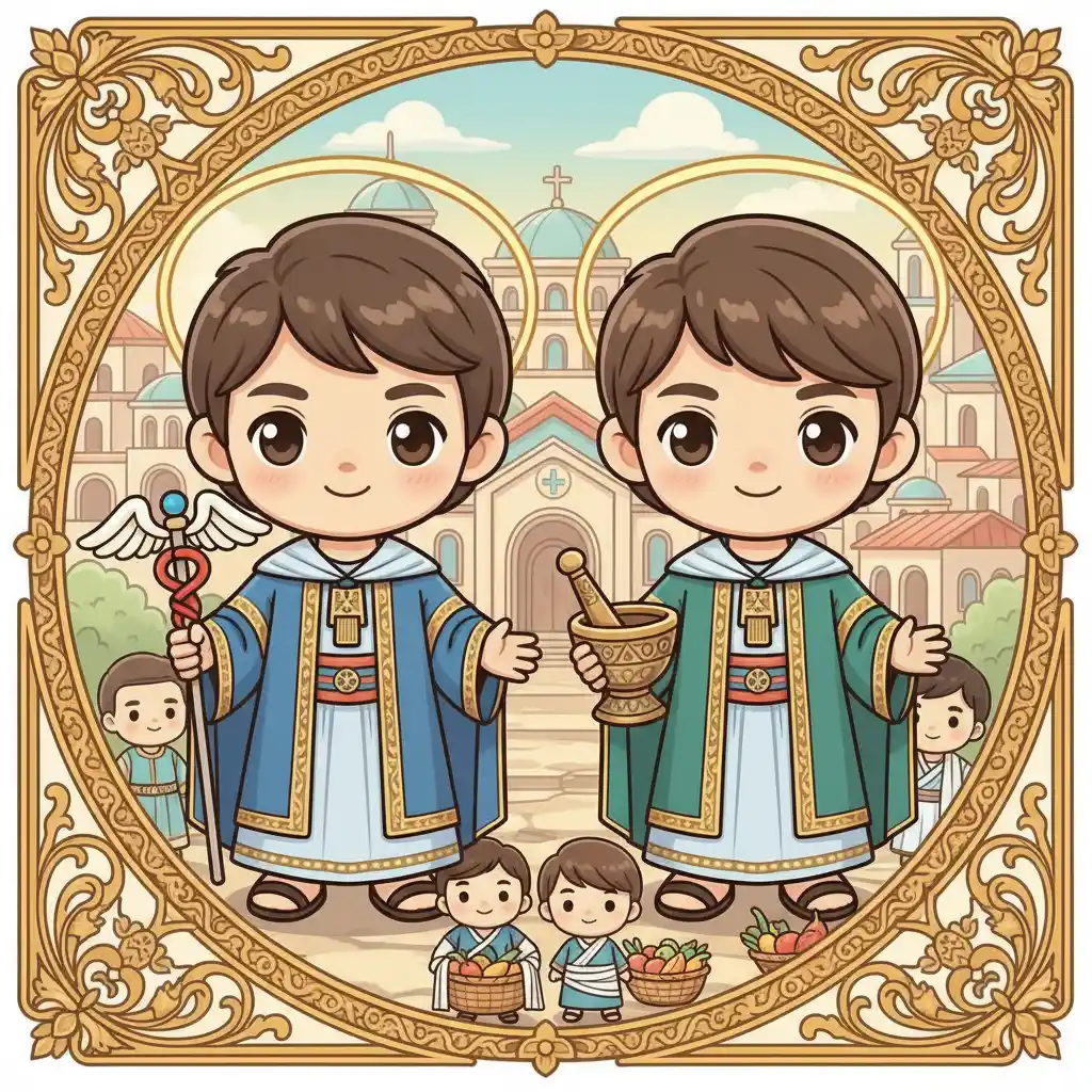 Santos Cosme y Damián de Cilicia Santos Cosme y Damián de Cilicia