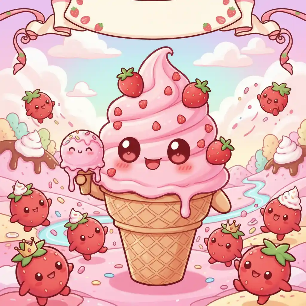Día del Helado de Fresa Día del Helado de Fresa