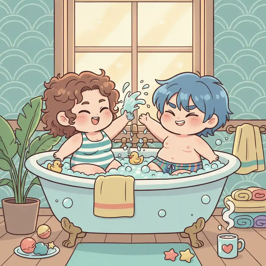Día de Bañarse con un Amigo con Derecho Día de Bañarse con un Amigo con Derecho