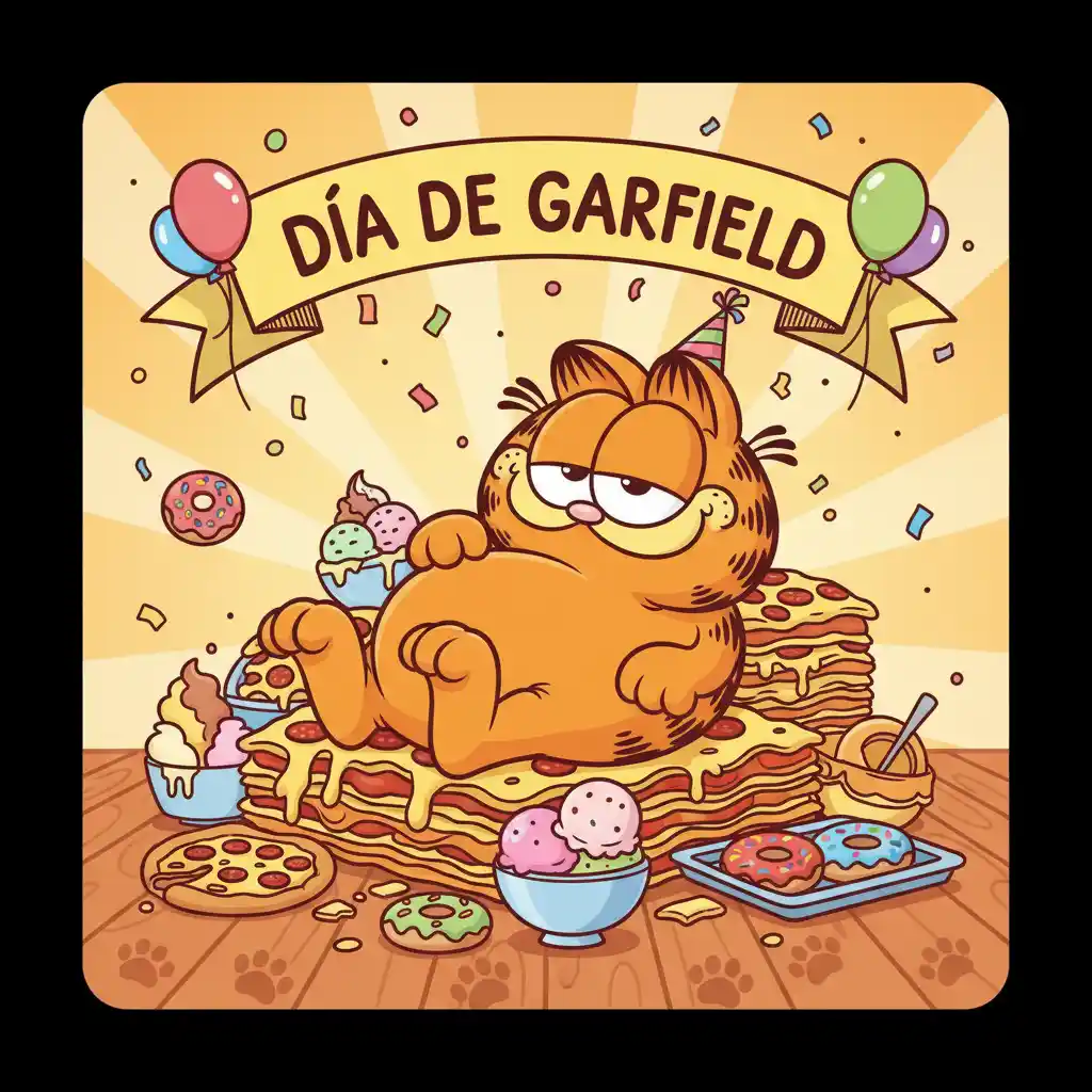 Día de Garfield el Gato Día de Garfield el Gato