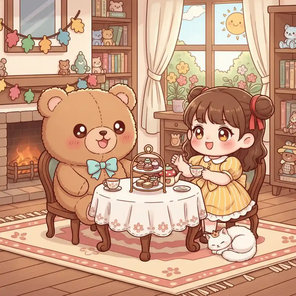Día de Tomar el Té con un Oso Teddy Día de Tomar el Té con un Oso Teddy