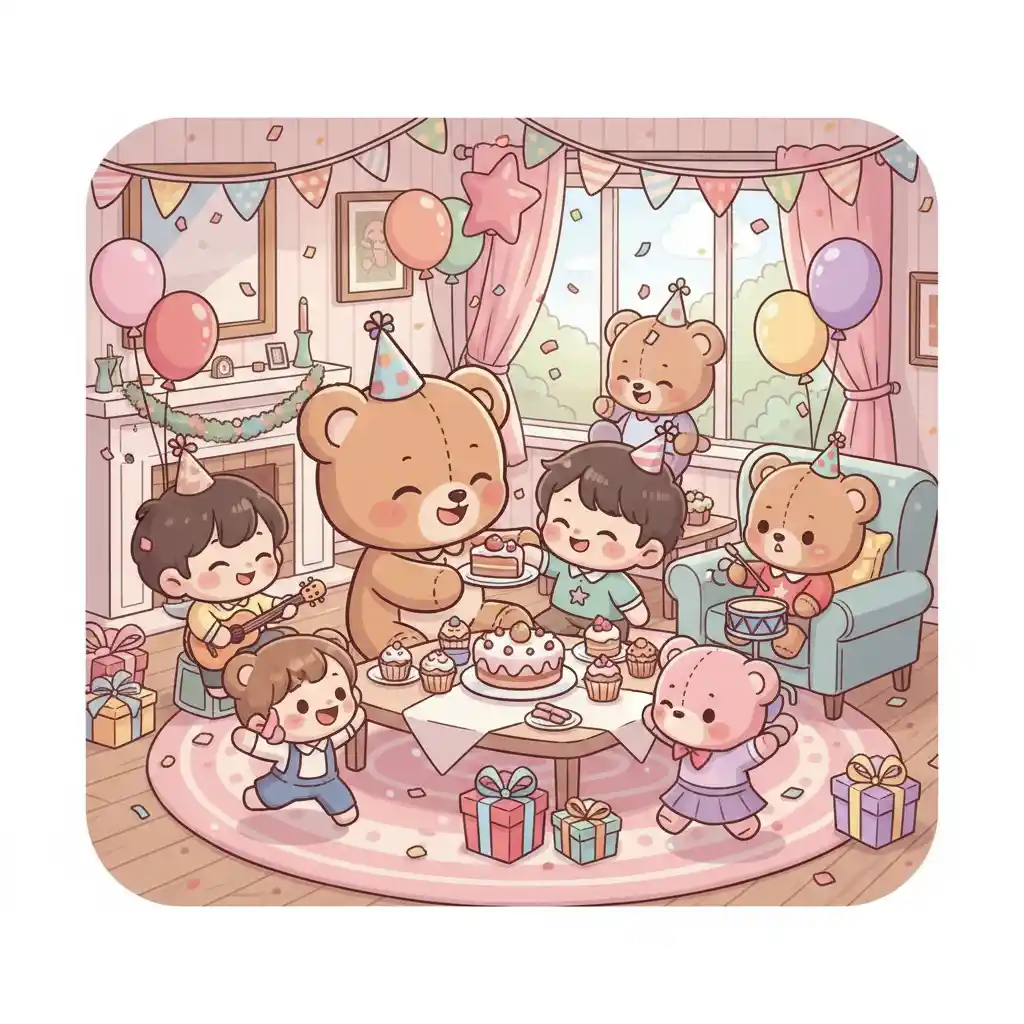 Día de Tener una Fiesta con tu Oso Día de Tener una Fiesta con tu Oso