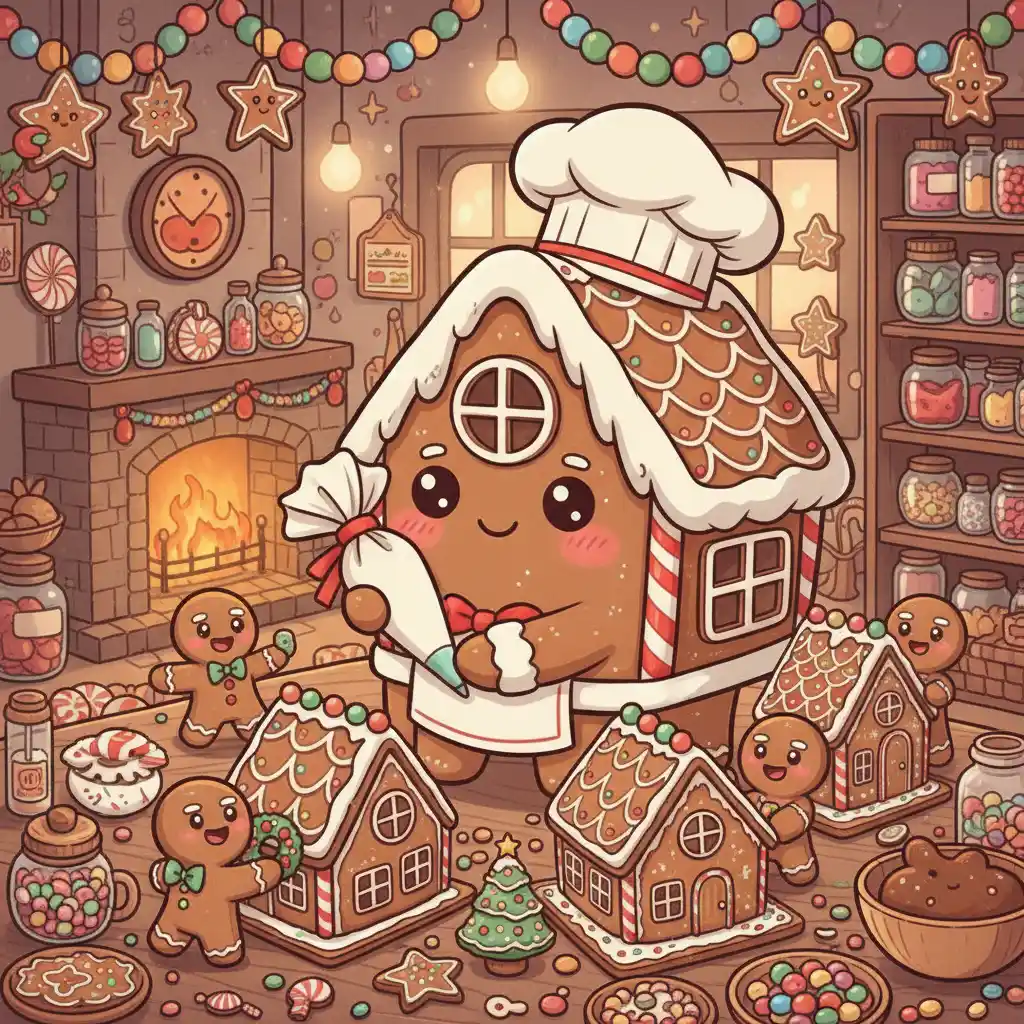 Día de la decoración con jengibre Día de la decoración con jengibre